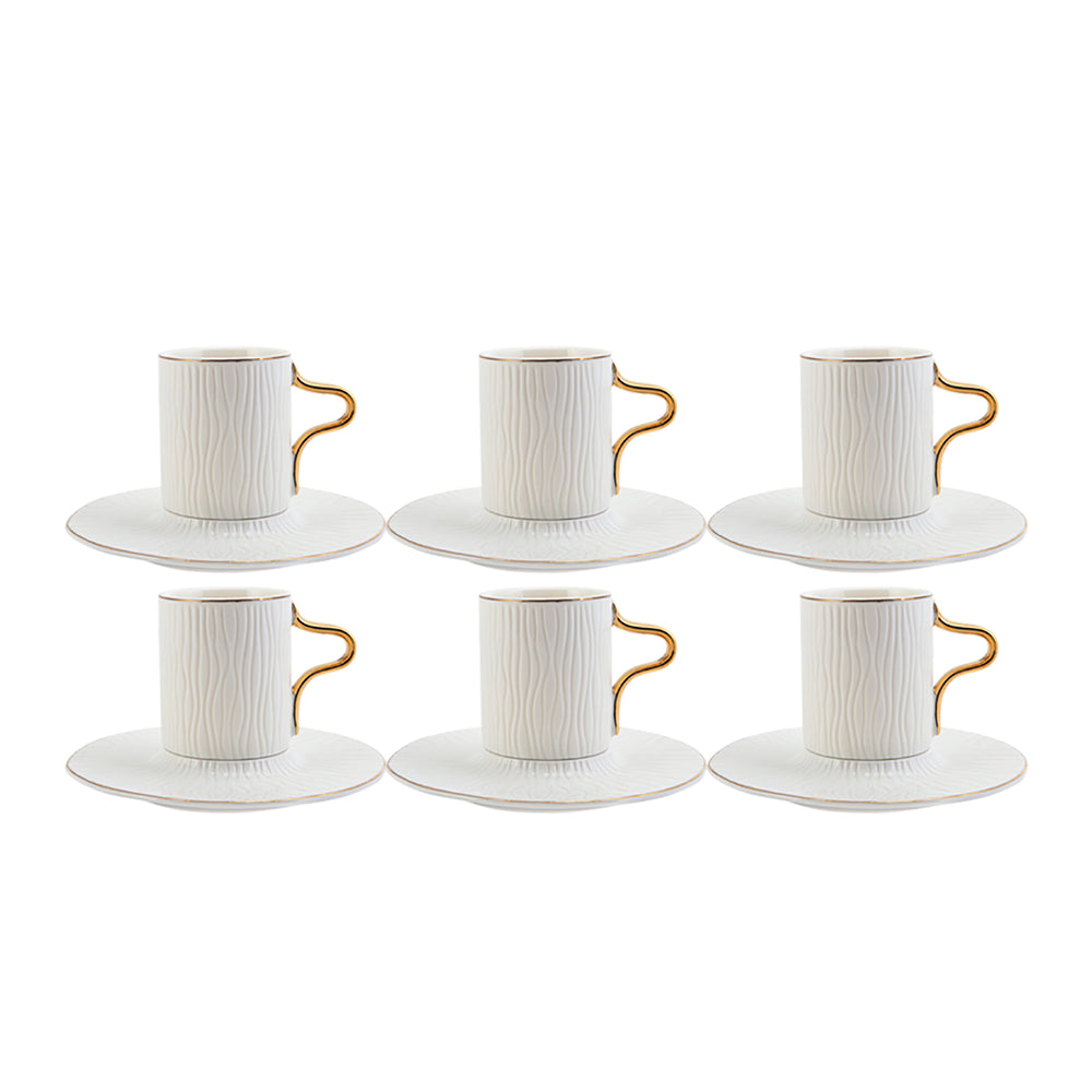 " Karaca Aged Kaffeeservice für 6 Personen "