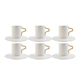 " Karaca Aged Kaffeeservice für 6 Personen "