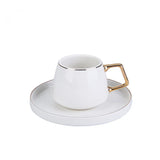 " Karaca Streamline Saturn Kaffeetassen-Set für 6 Personen Gold "