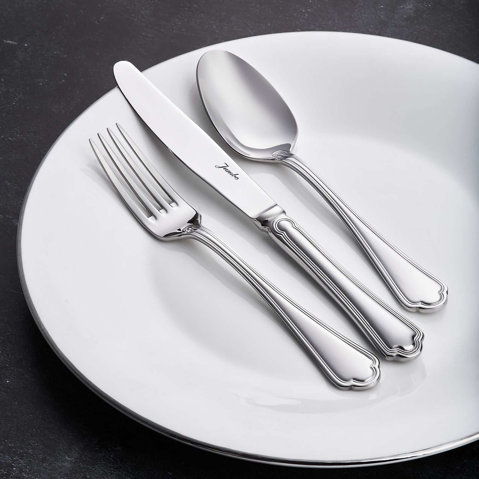 " Jumbo 1400 84-teiliges Besteckset für 12 Personen "