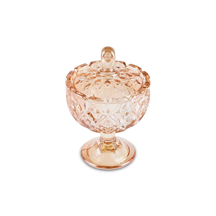 Karaca Home Louis Glas Konfektschale Amber 9.3 x 14.2 cm