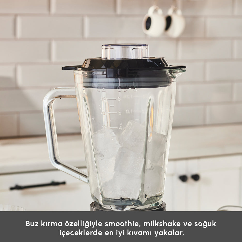 " Karaca Inox 1,5 L Glasbehälter Inox Smoothie Blender "