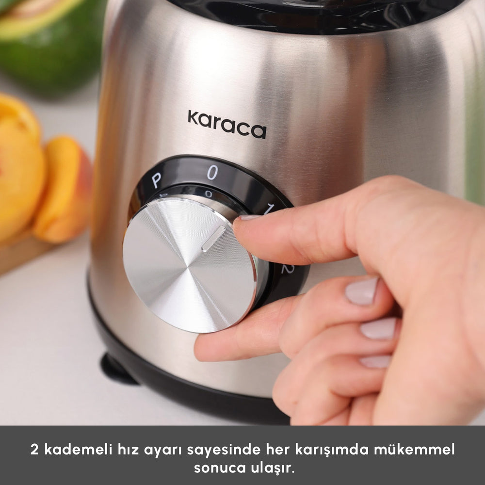 " Karaca Inox 1,5 L Glasbehälter Inox Smoothie Blender "