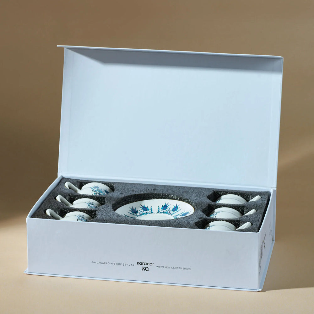 " Karaca İznik Neues Formular Kaffeetasse Set für 6 Personen 100 ml "