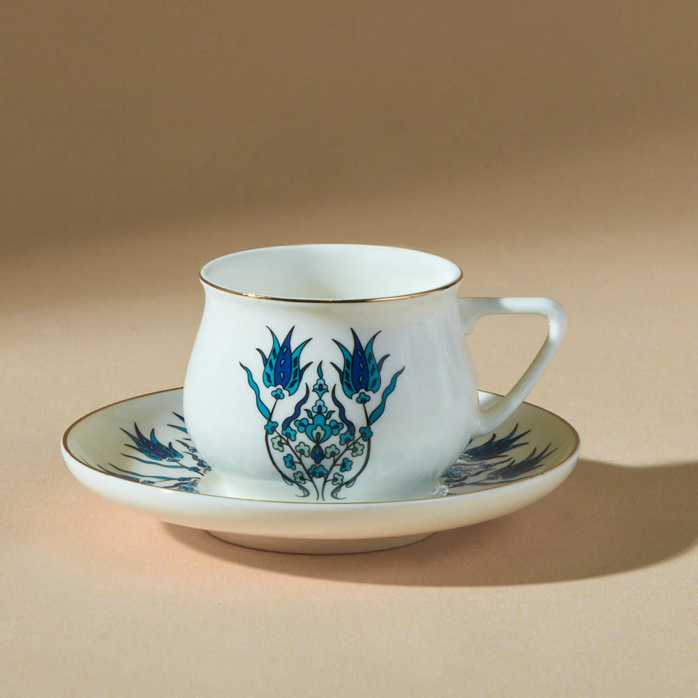 " Karaca İznik Neues Formular Kaffeetasse Set für 6 Personen 100 ml "