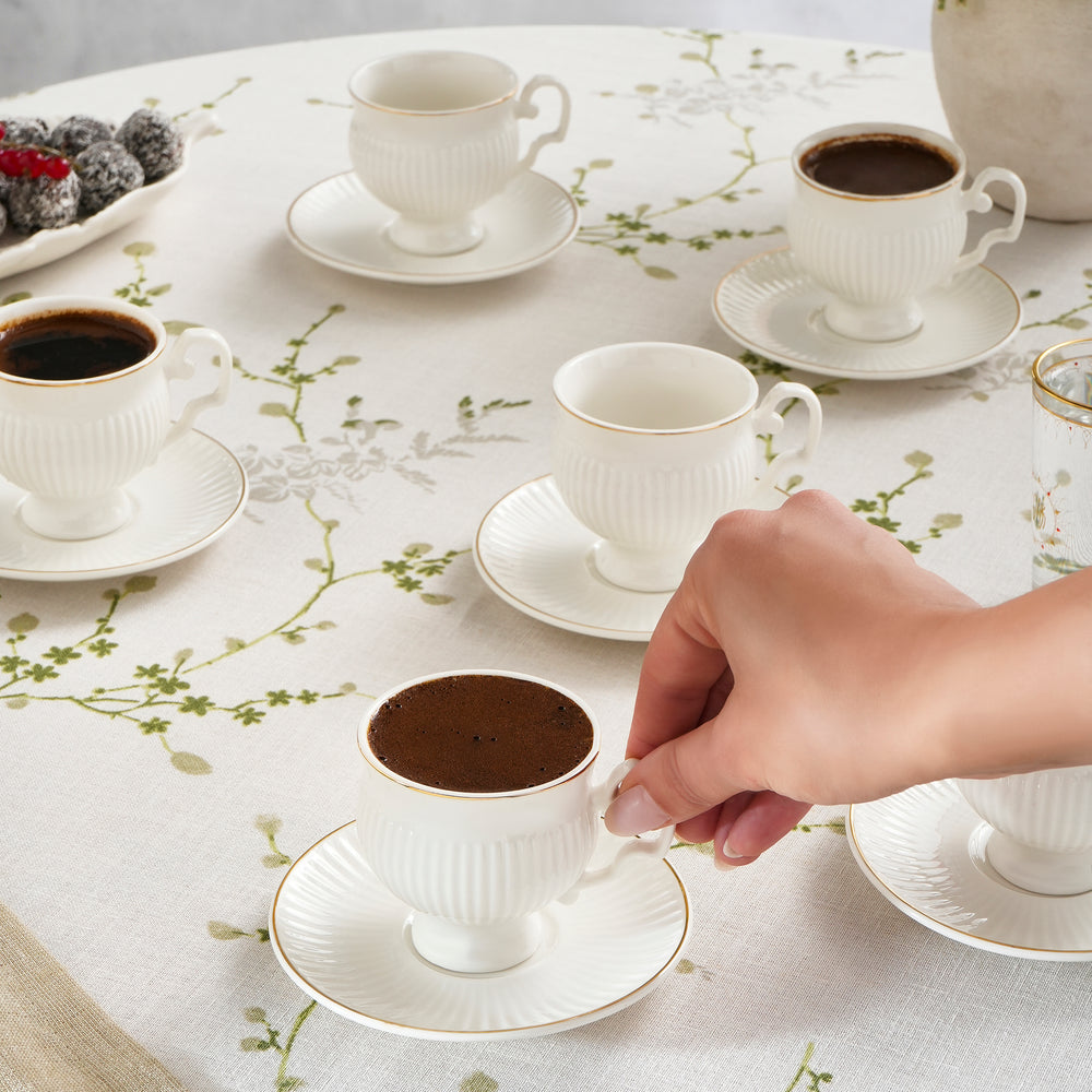 " Karaca Malta Kaffeetassen-Set, 6 Personen, 100 ml "