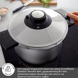 " Karaca Quick and Safe Schnellkochtopf, 7 Liter "