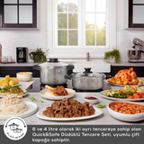 " Karaca Quick and Safe Induktions-Schnellkochtopf-Set 6+8 Lt "