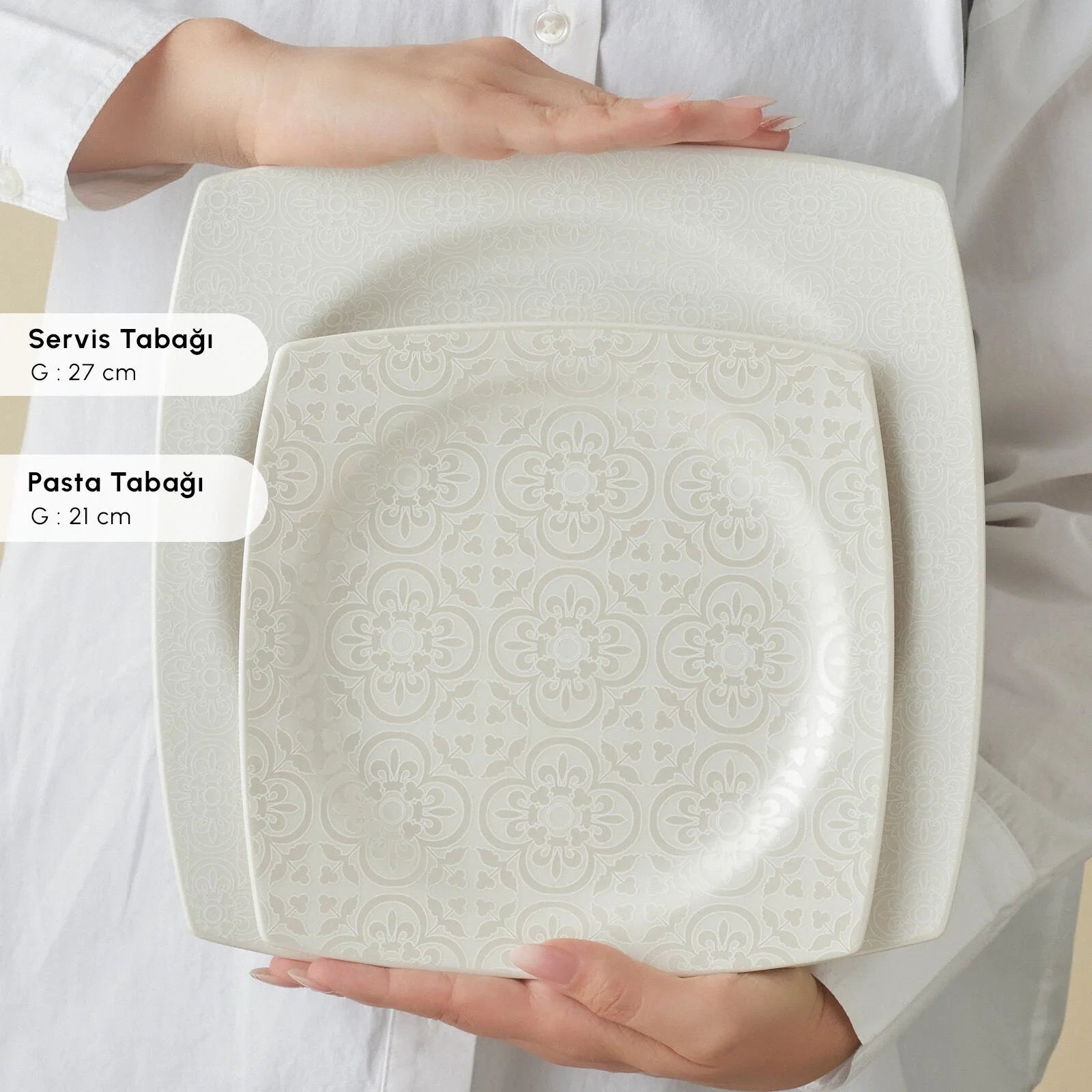 " Karaca Royal Lace 24-teiliges Tafelservice "