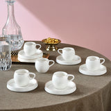 " Karaca Streamline Sunset 6-teiliges Kaffeetassen-Set für 6 Personen, 100 ml "