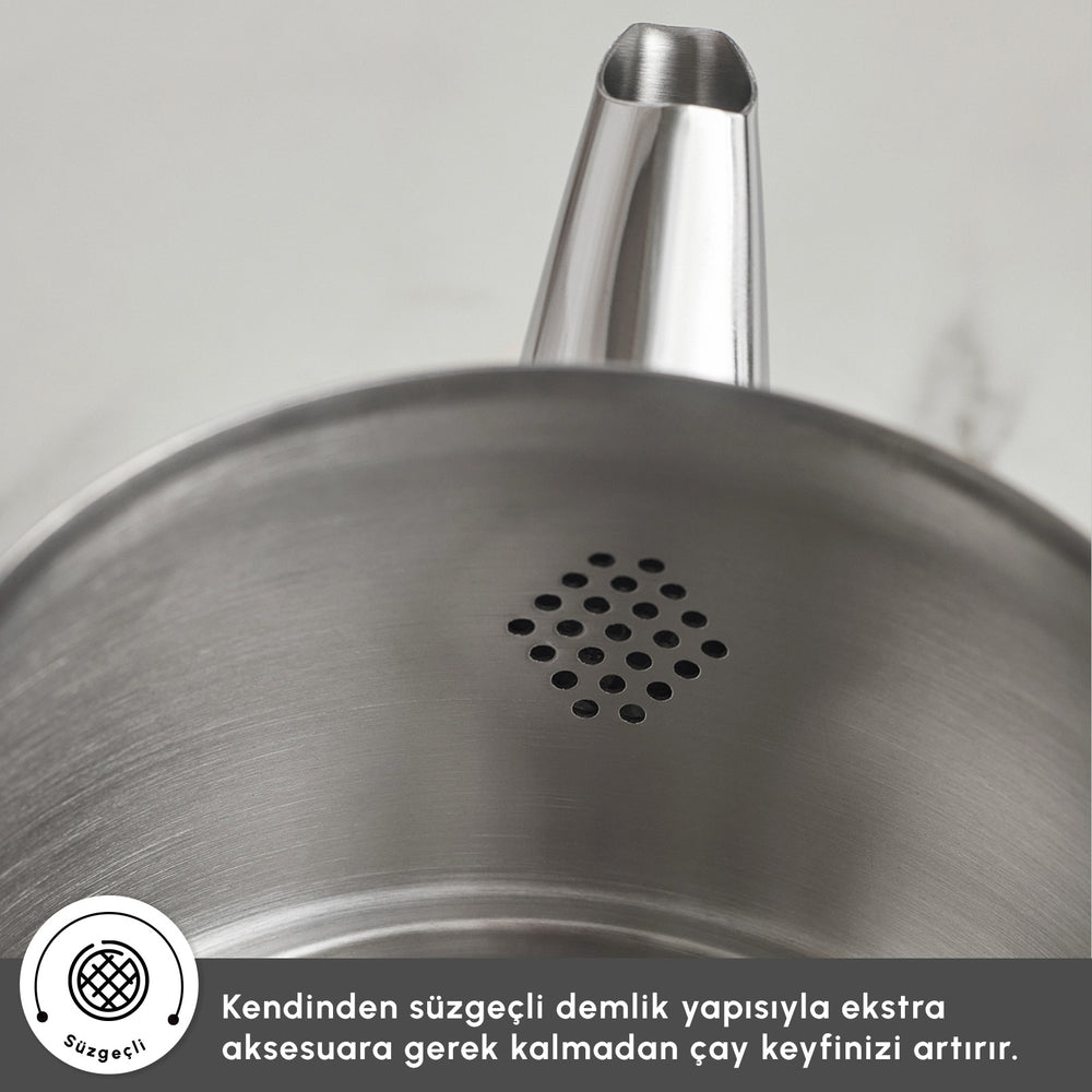 " Karaca Urban Midi Metall-Teekannen-Set "