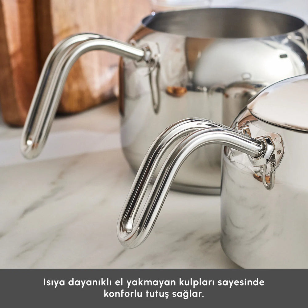" Karaca Urban Midi Metall-Teekannen-Set "